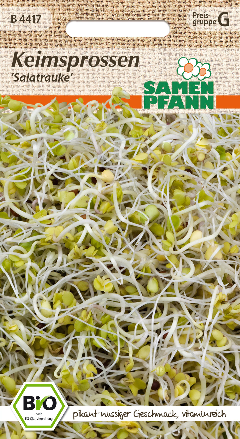 Samen Pfann BIO Keimsprossen Salatrauke