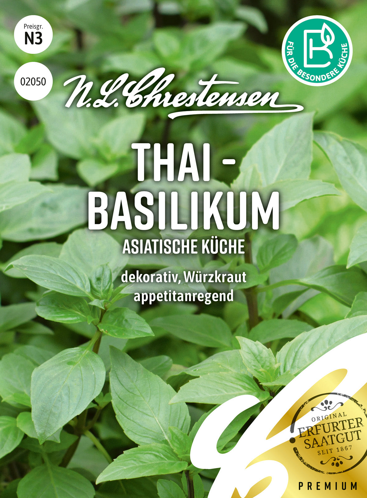N.L. Chrestensen Thai-Basilikum Asiatische Küche
