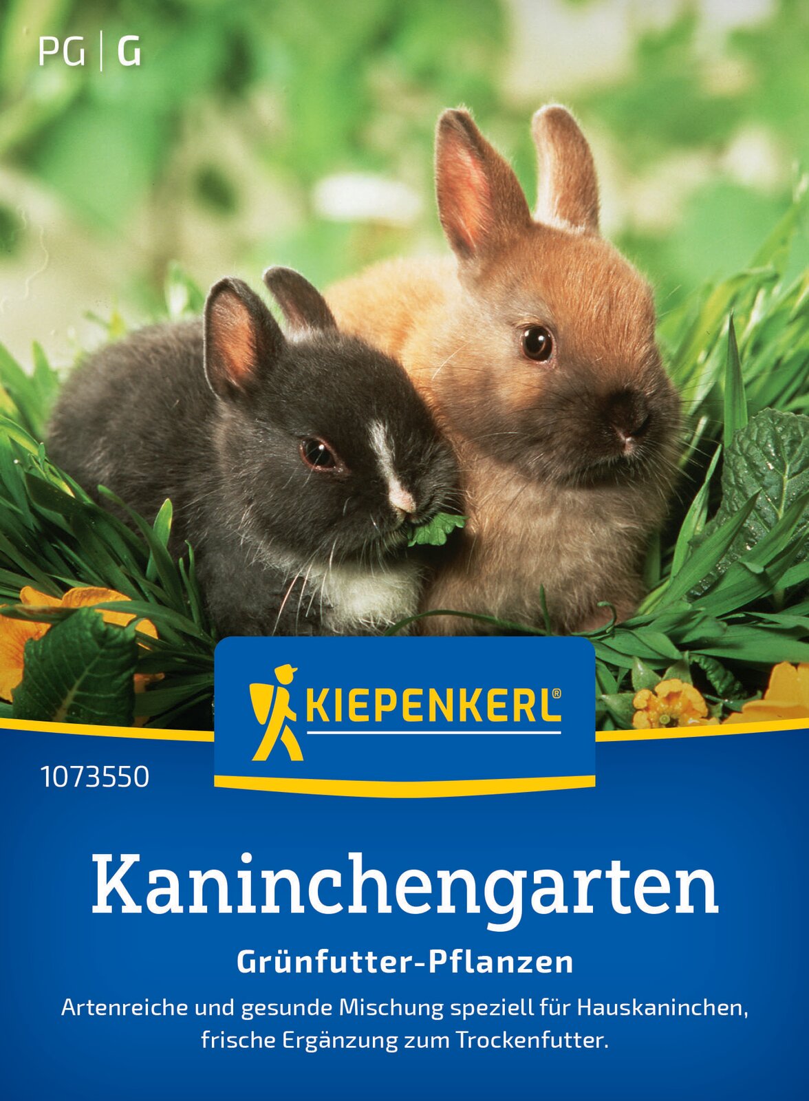 Kiepenkerl Gräser Kaninchengarten Grünfutter Mischung Loses Saatgut