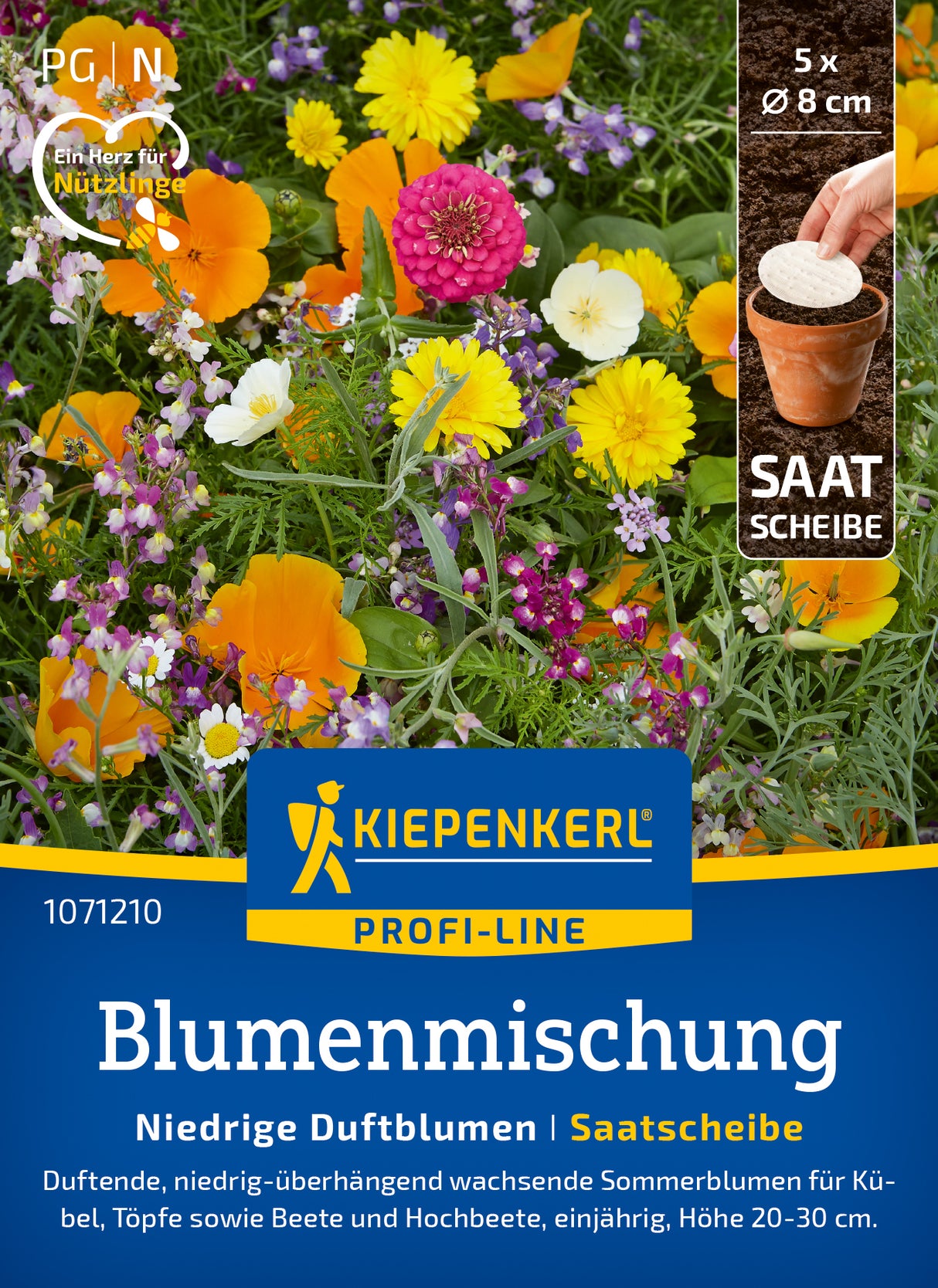 Kiepenkerl Blumensamen-Mischung Niedrige Duftblumen Saatscheibe