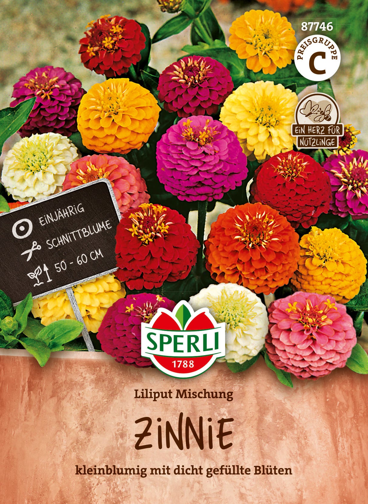 SPERLI Zinnie Liliput Mischung