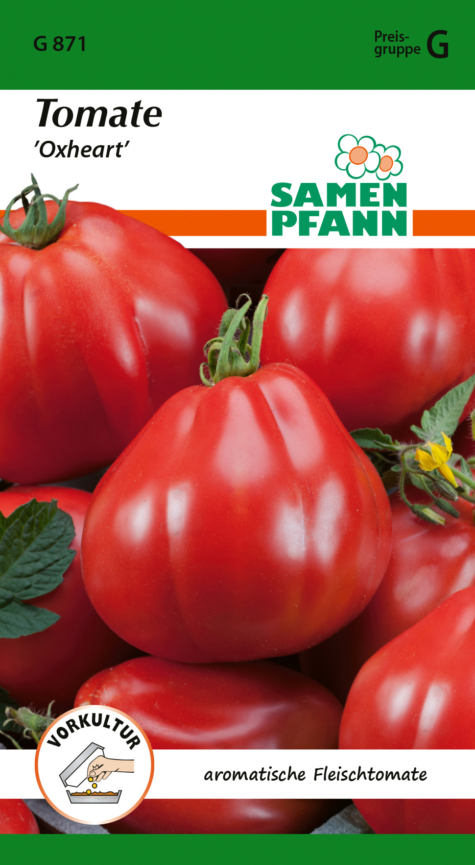 Samen Pfann Tomate Oxheart