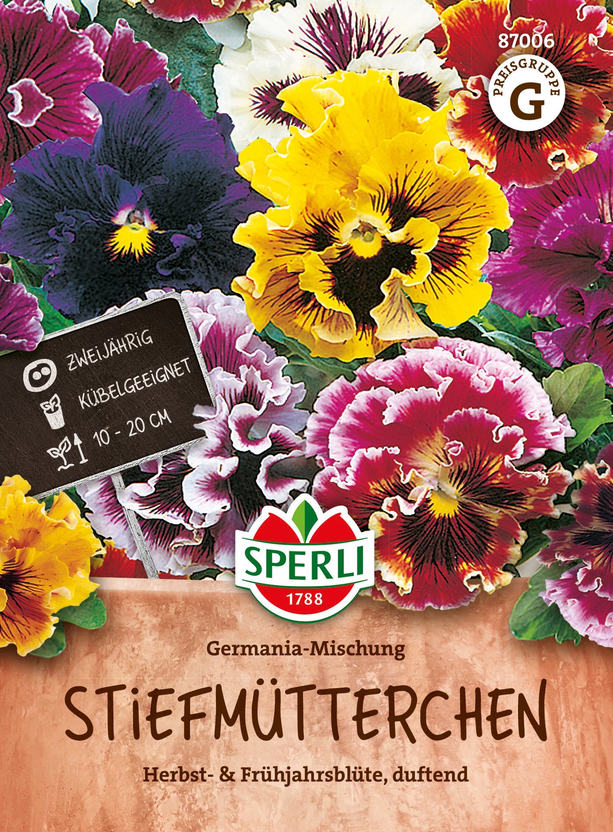 SPERLI Stiefmütterchen Germania-Mischung