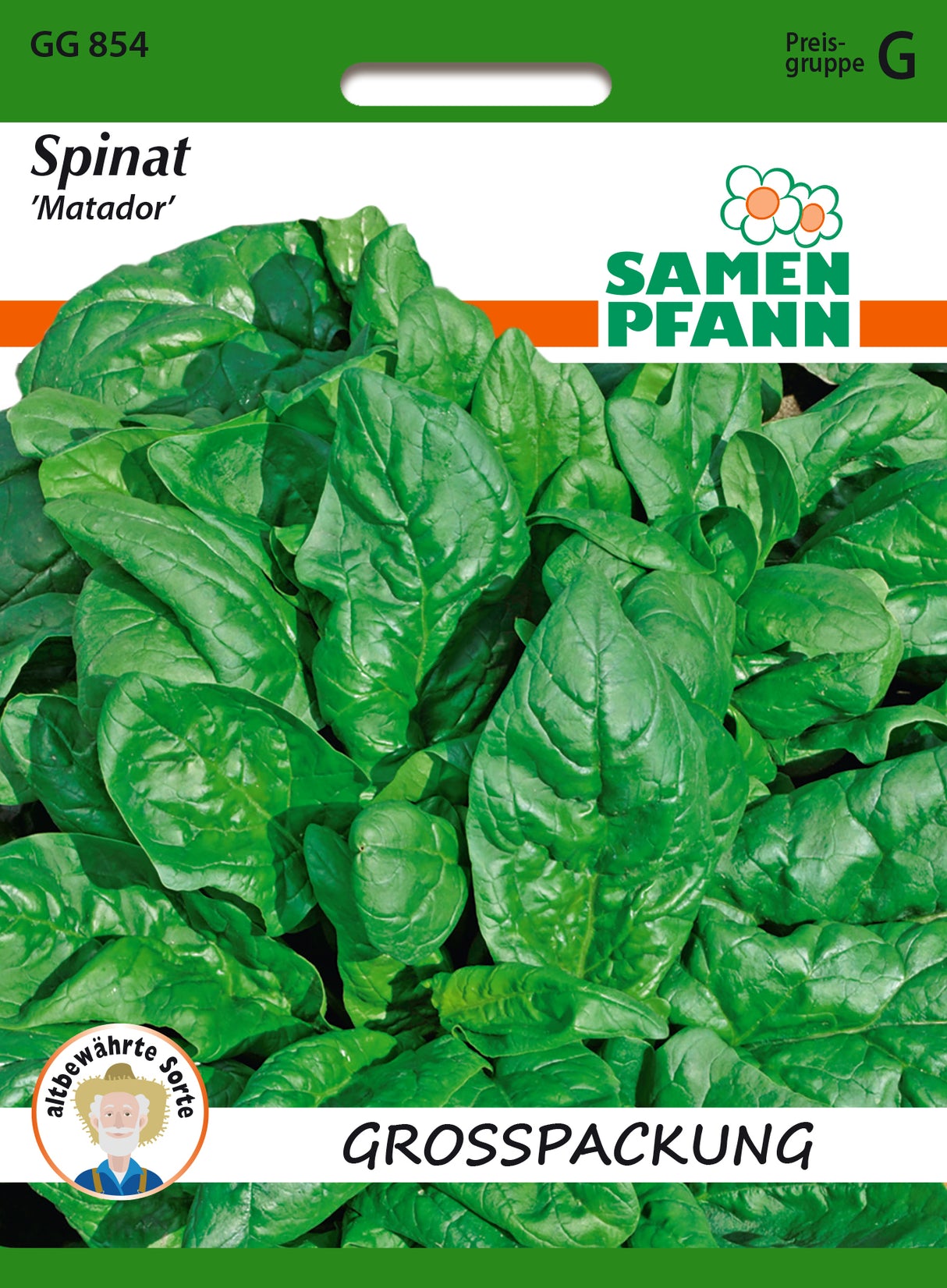 Samen Pfann Spinat Matador Vorteilspackung