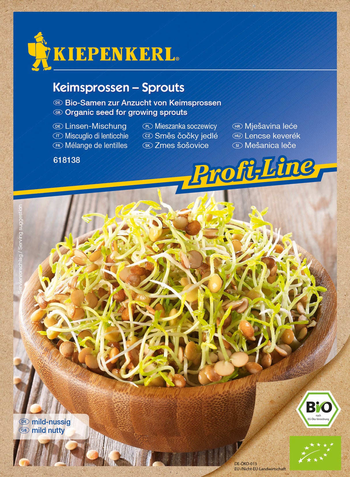 Kiepenkerl BIO Keimsprossen Linsen-Mischung