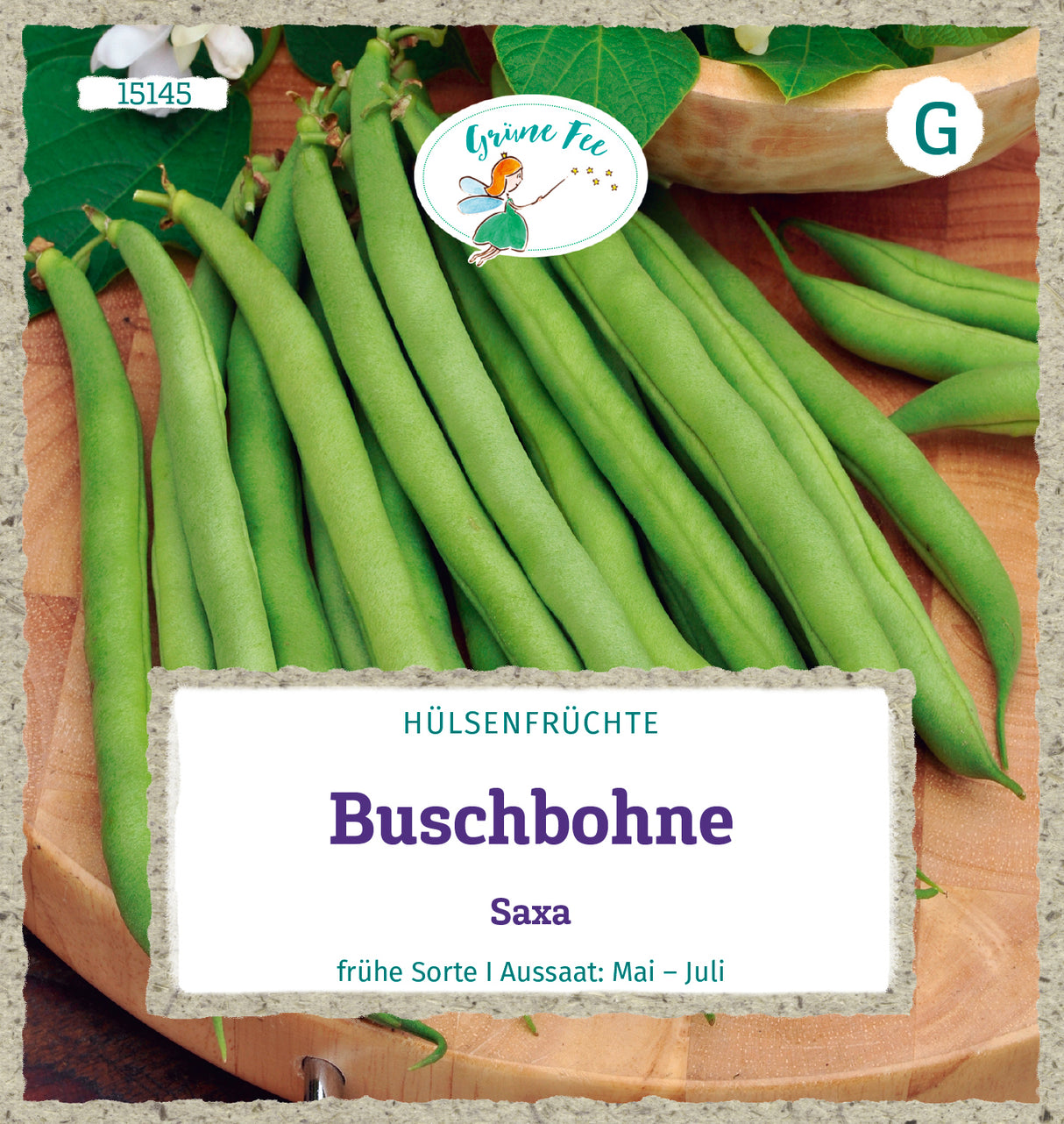 Grüne Fee Buschbohnen Saxa
