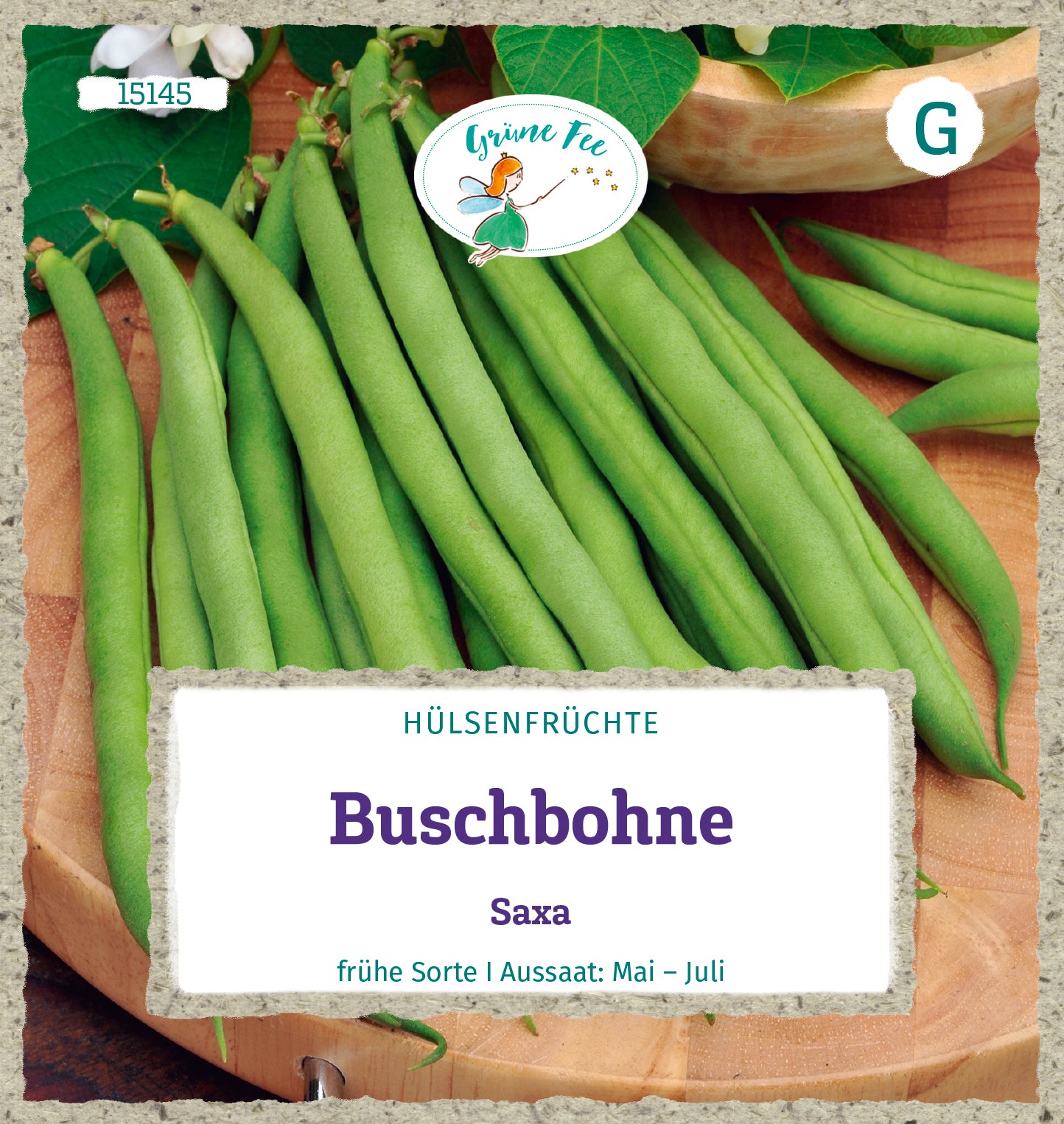 Grüne Fee Buschbohnen Saxa