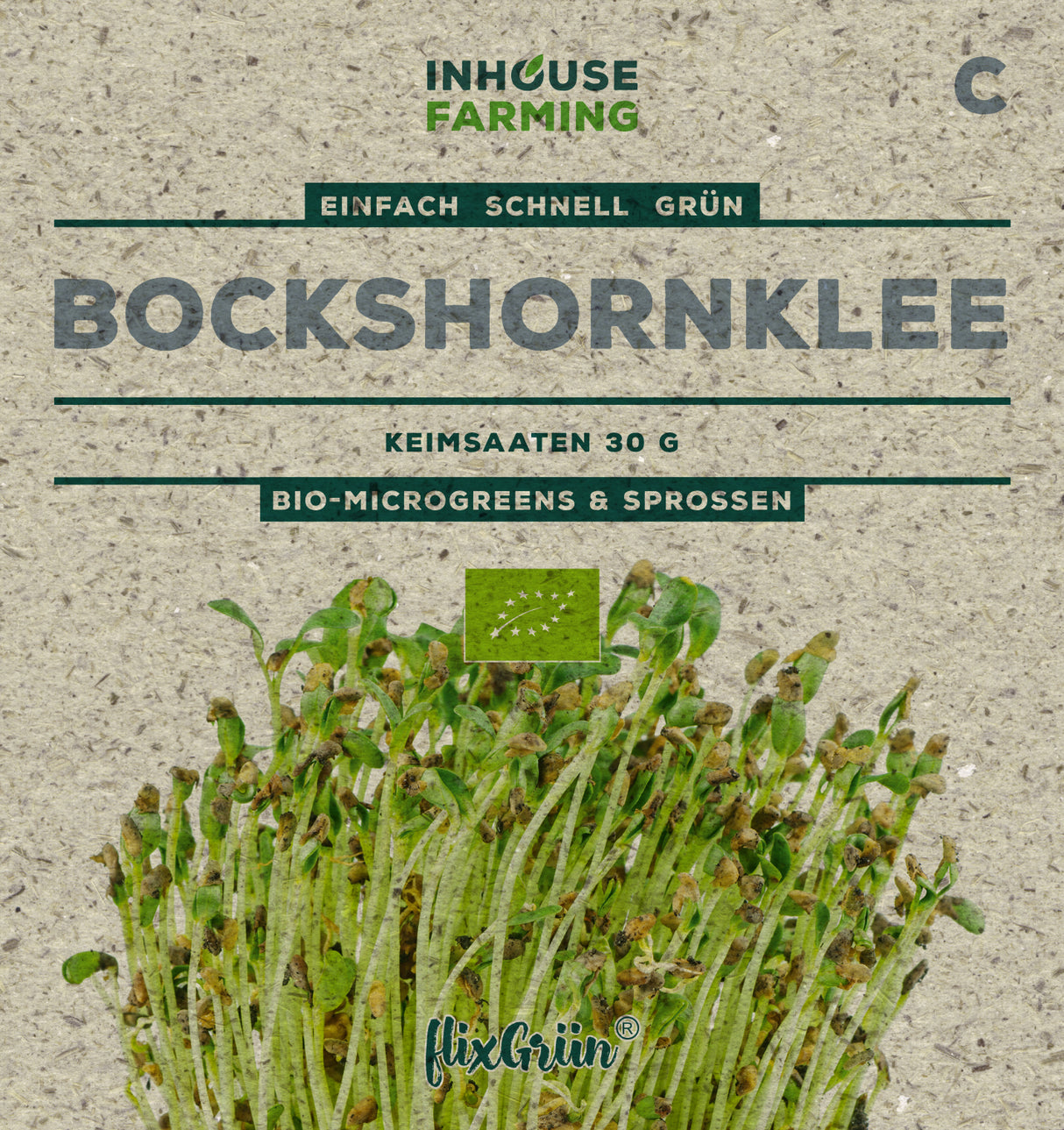 flixGrün BIO Keimsprossen Bockshornklee