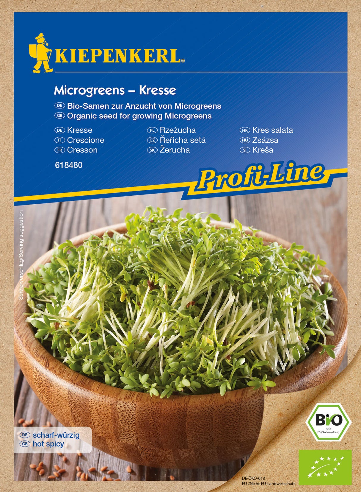 Kiepenkerl BIO Keimsprossen Microgreens Kresse
