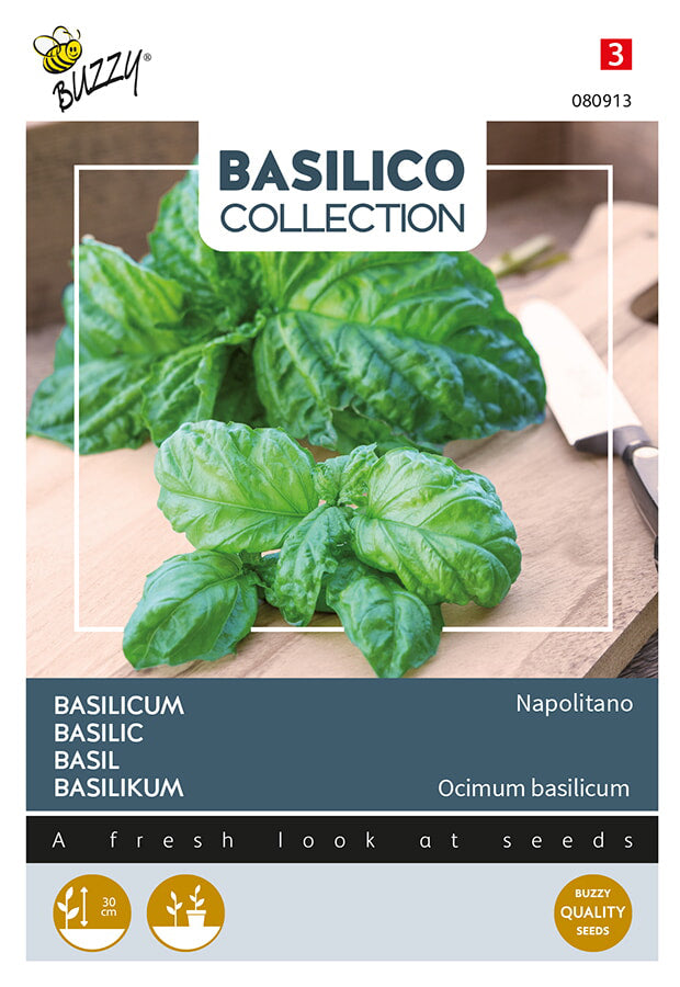 Buzzy Seeds Basilikum Napolitano