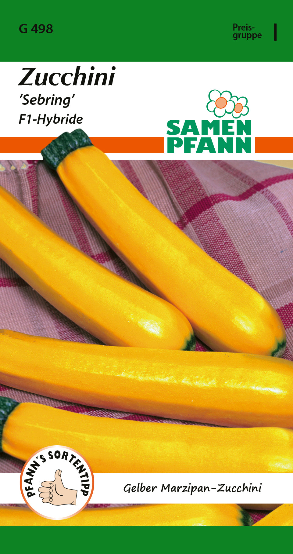 Samen Pfann Sebring Zucchini