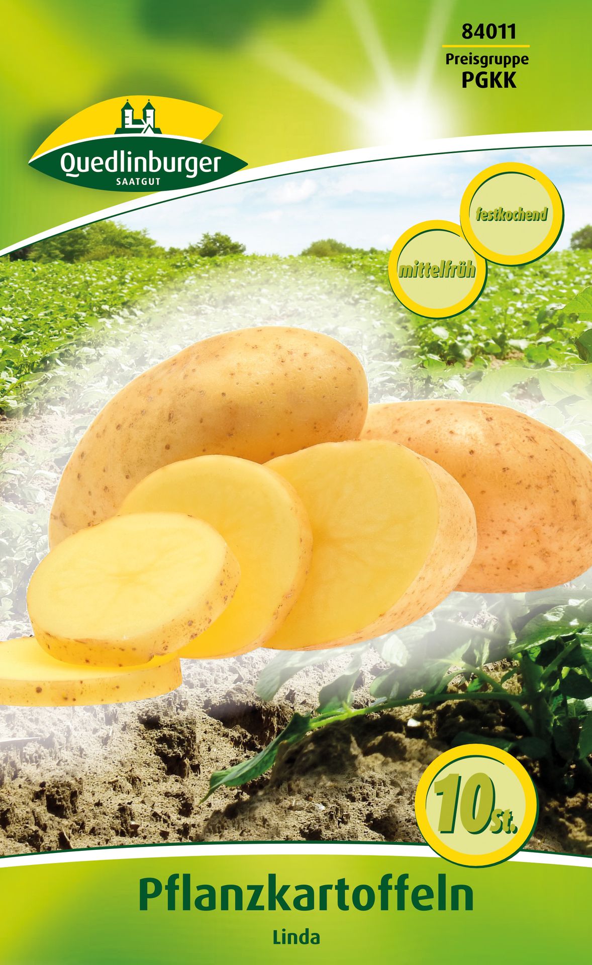 Quedlinburger Pflanzkartoffel Linda 10 Stück