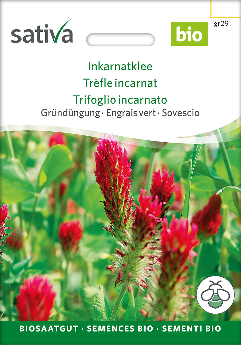 Sativa BIO Gründüngung Inkarnatklee