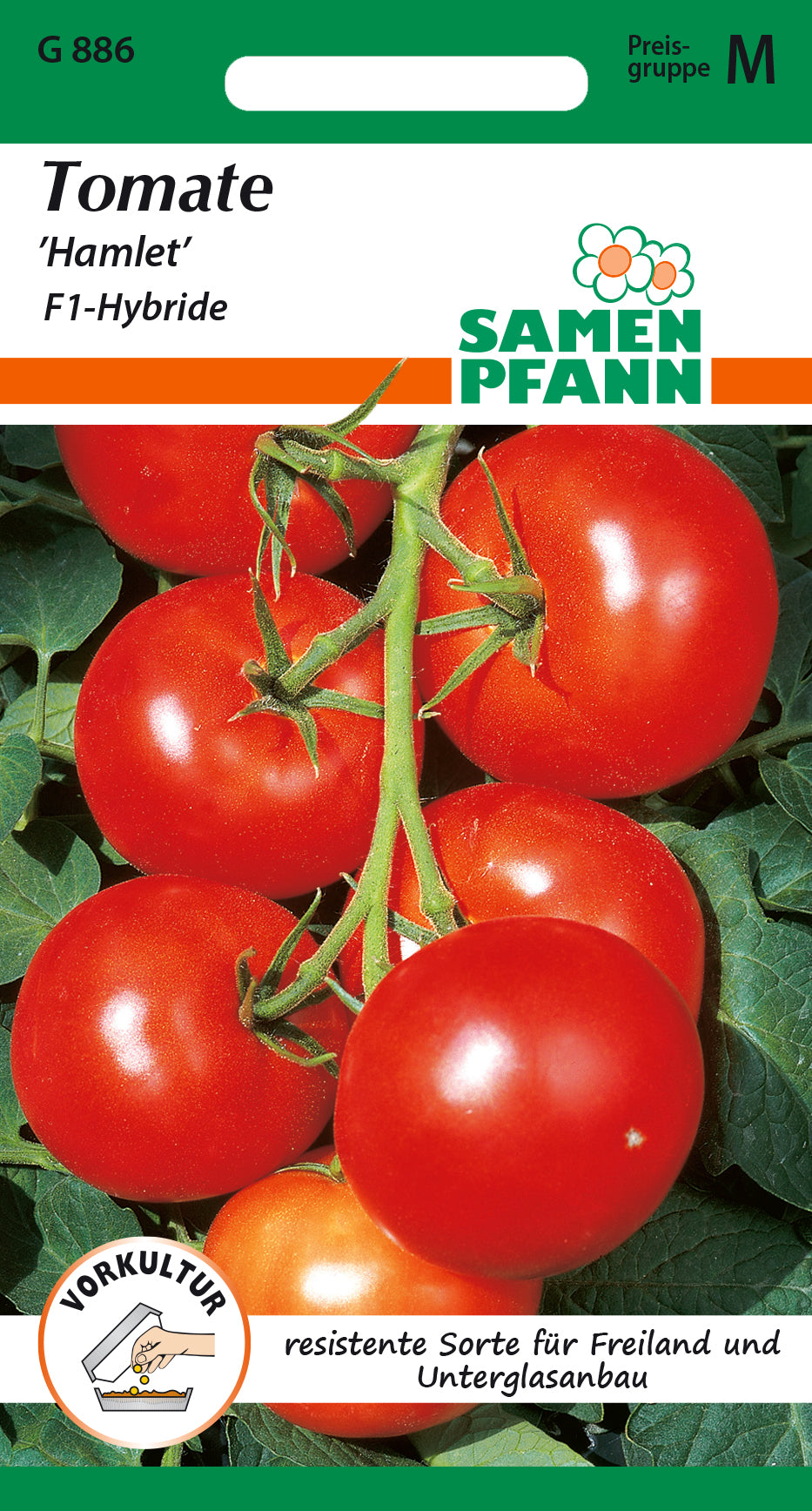 Samen Pfann Hamlet Tomaten