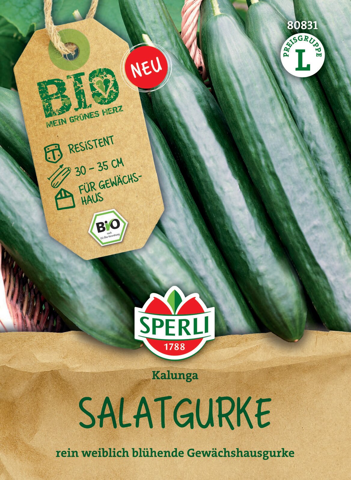 SPERLI BIO Salatgurke Kalunga