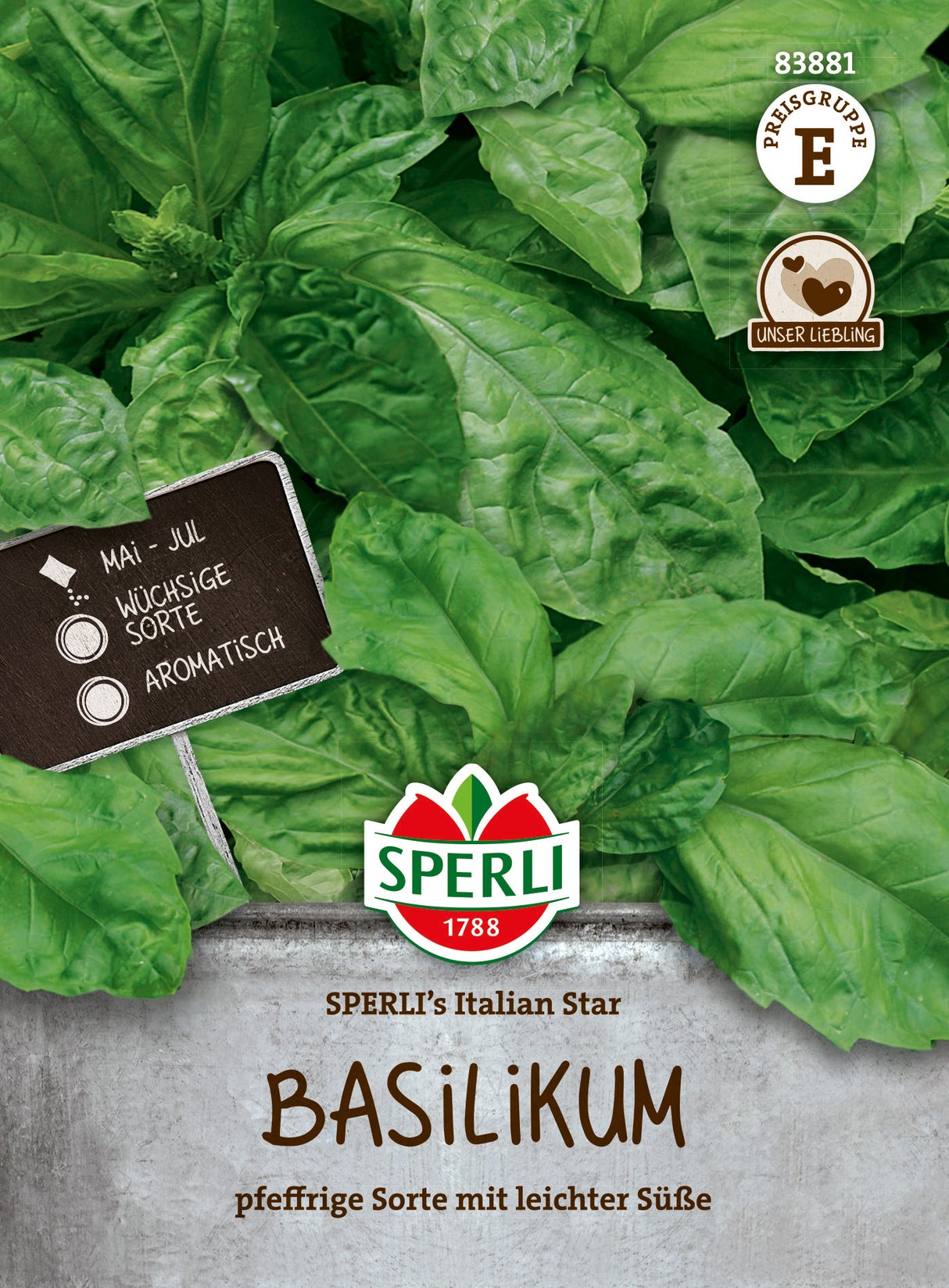 SPERLI Basilikum SPERLI's Italian Star