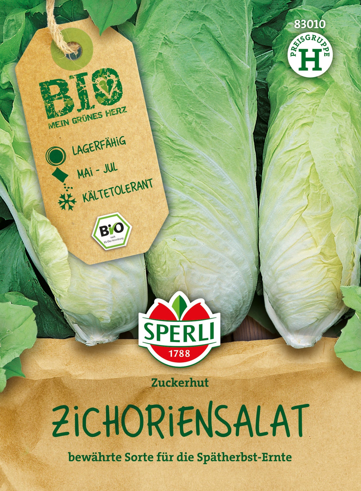 SPERLI BIO Zichoriensalat Zuckerhut