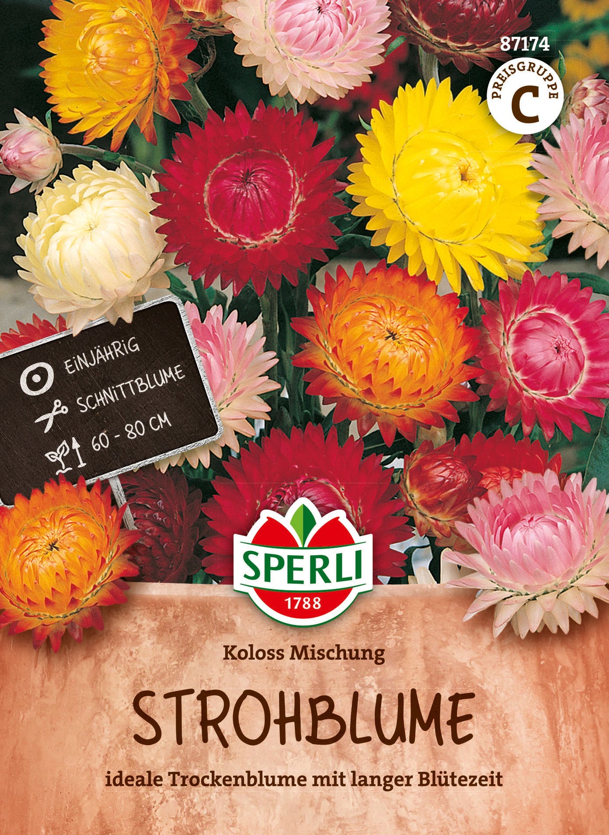 SPERLI Strohblume Koloss Mischung