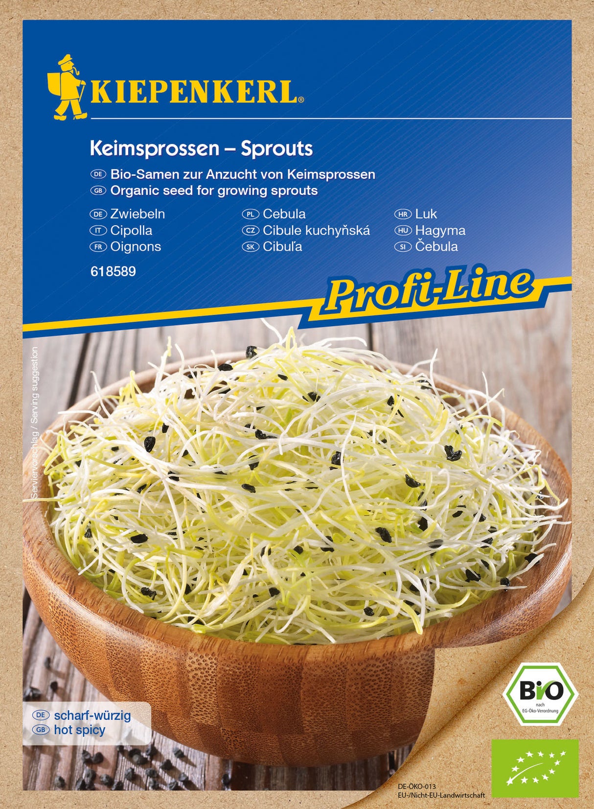 Kiepenkerl BIO Keimsprossen Zwiebeln