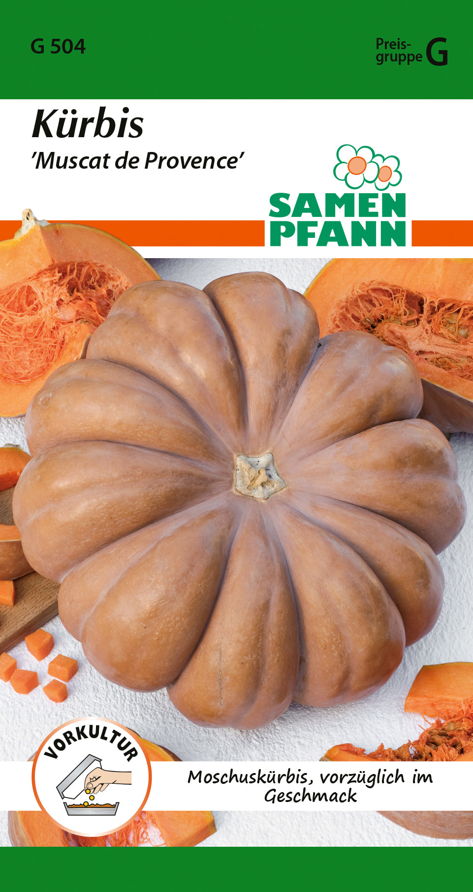 Samen Pfann Kürbis Muscat de Provence