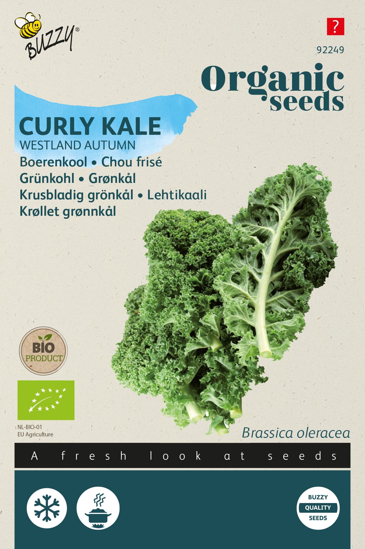 Buzzy Organic Seeds BIO Grünkohl Westländer Herbst