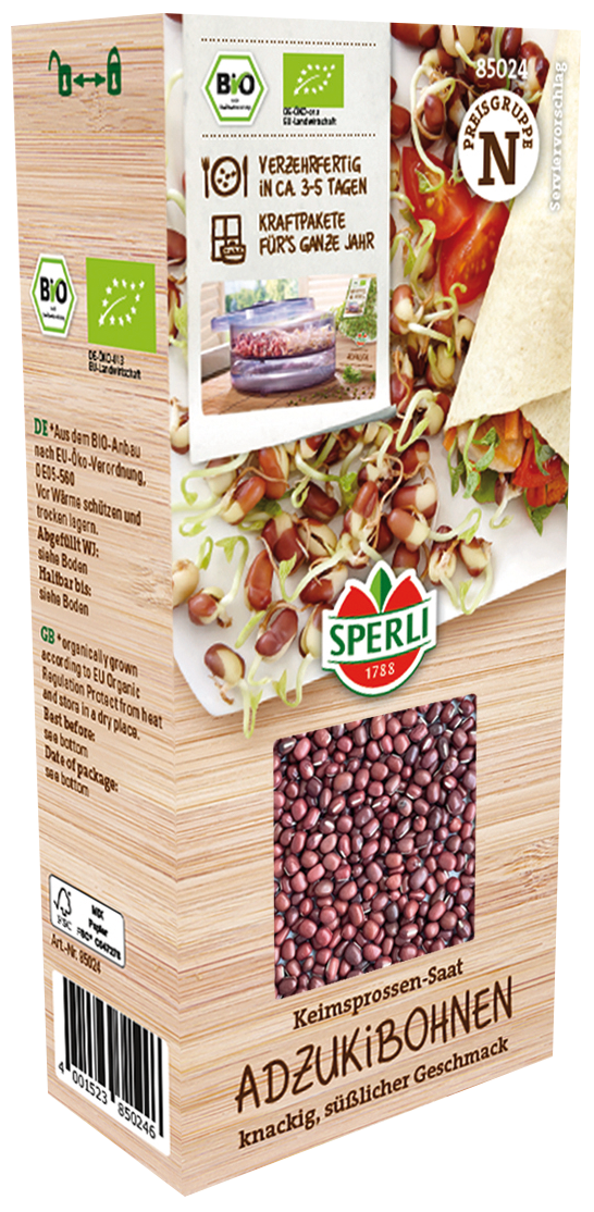 SPERLI BIO Keimsprossen Adzukibohne