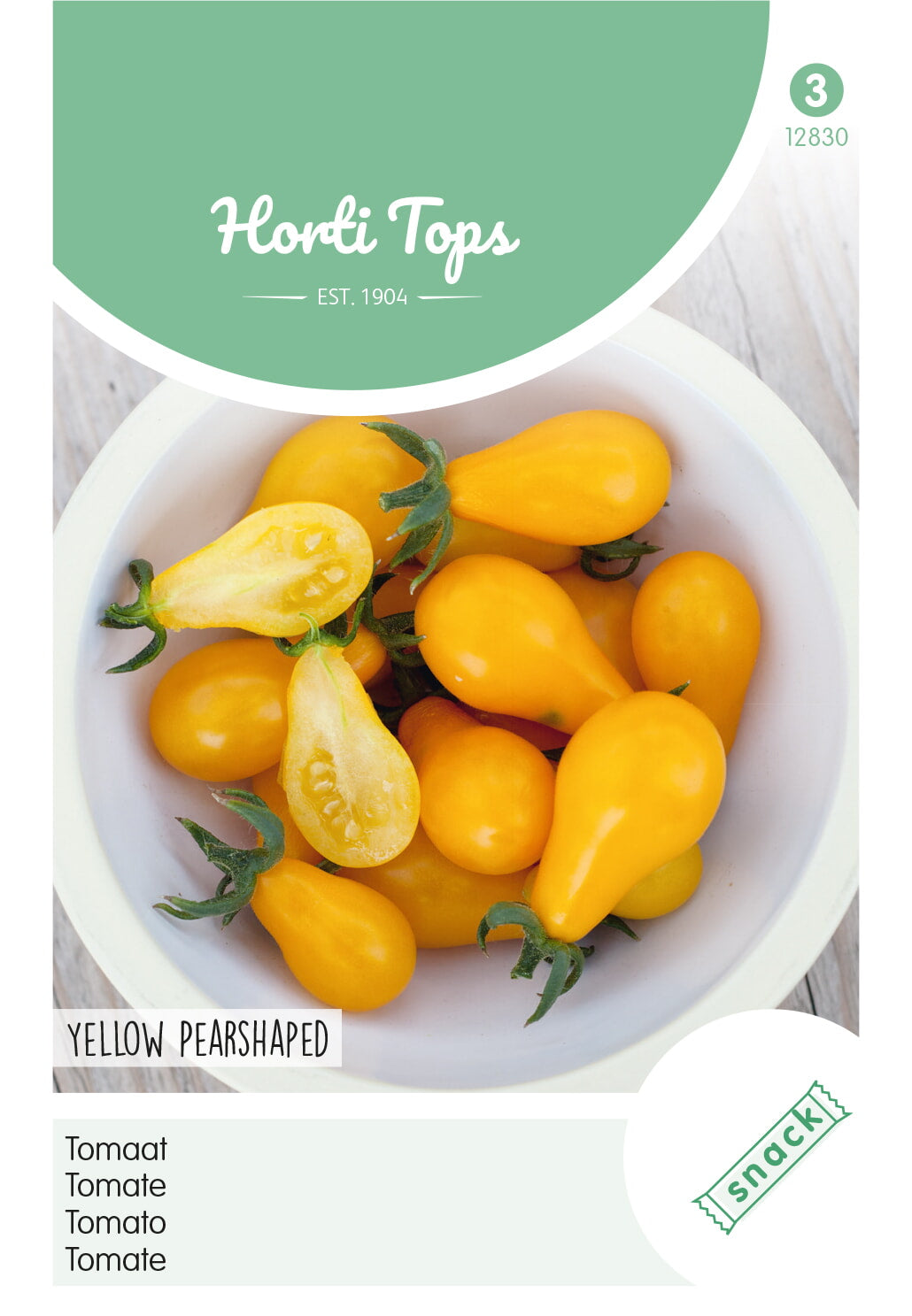 Horti Tops Cocktailtomate Yellow Pearshaped