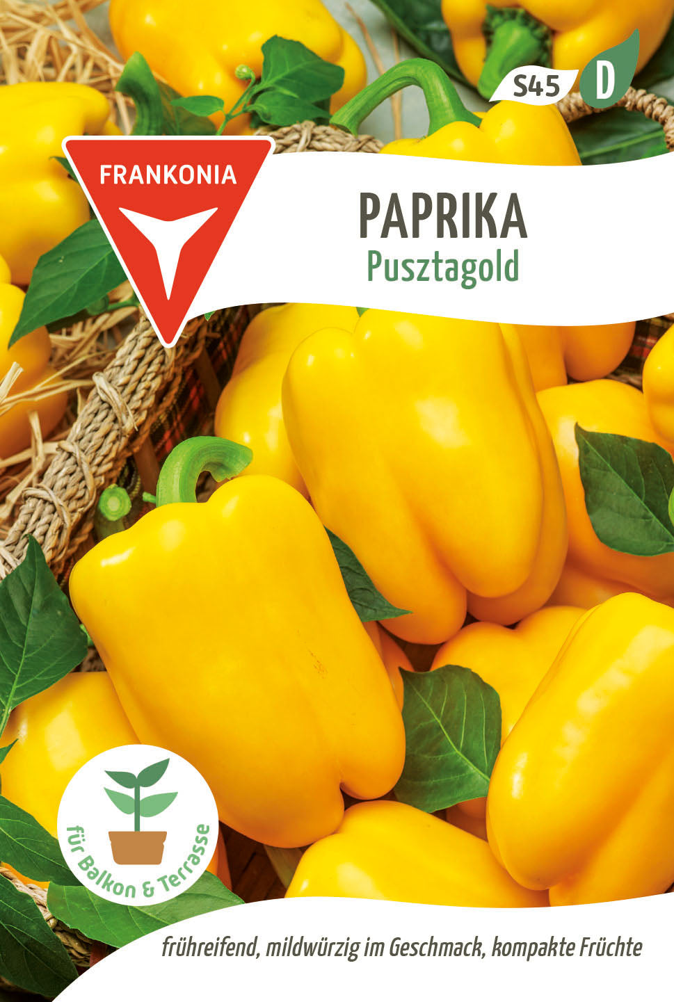Frankonia Samen Blockpaprika Pusztagold