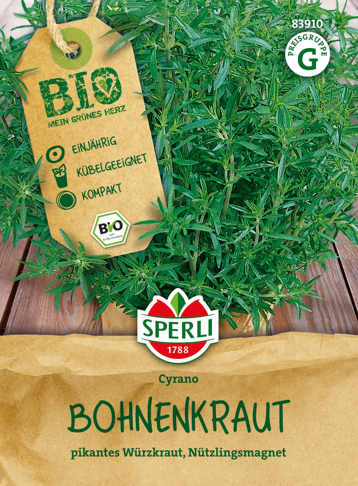 SPERLI BIO Bohnenkraut Cyrano