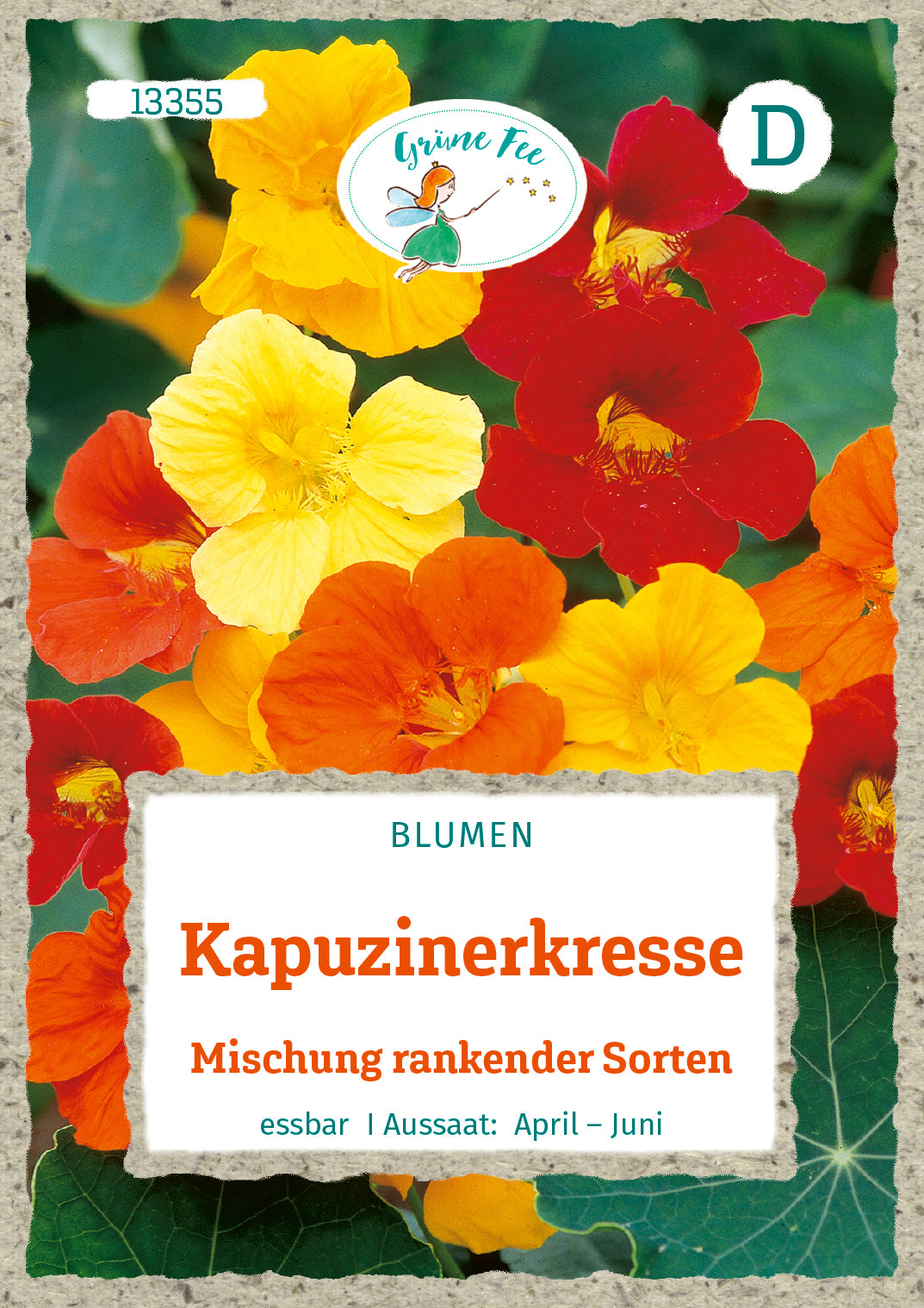 Grüne Fee Kapuzinerkresse rankende Sorten