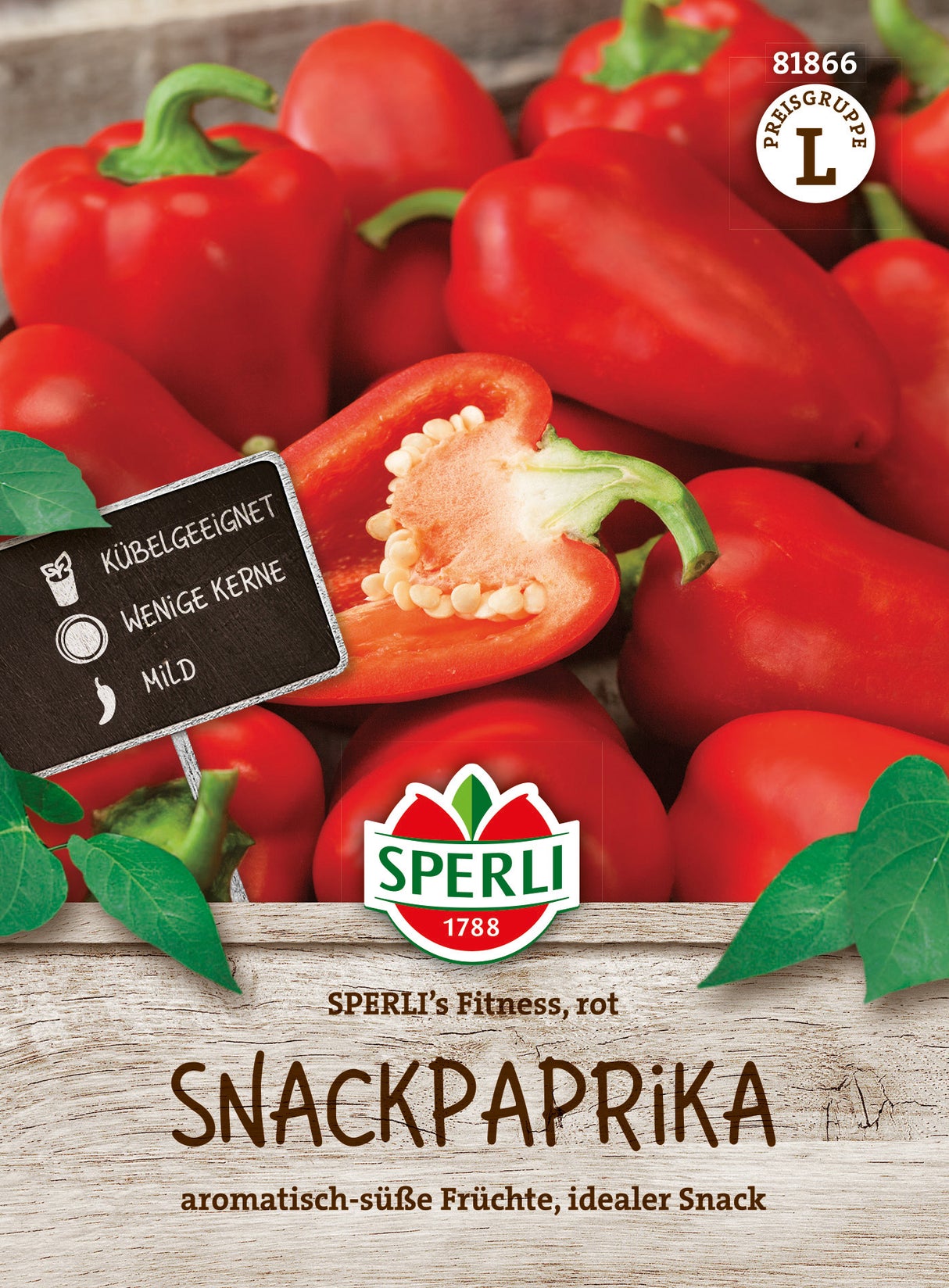 SPERLI Snackpaprika SPERLI's Fitness, rot (E499524)