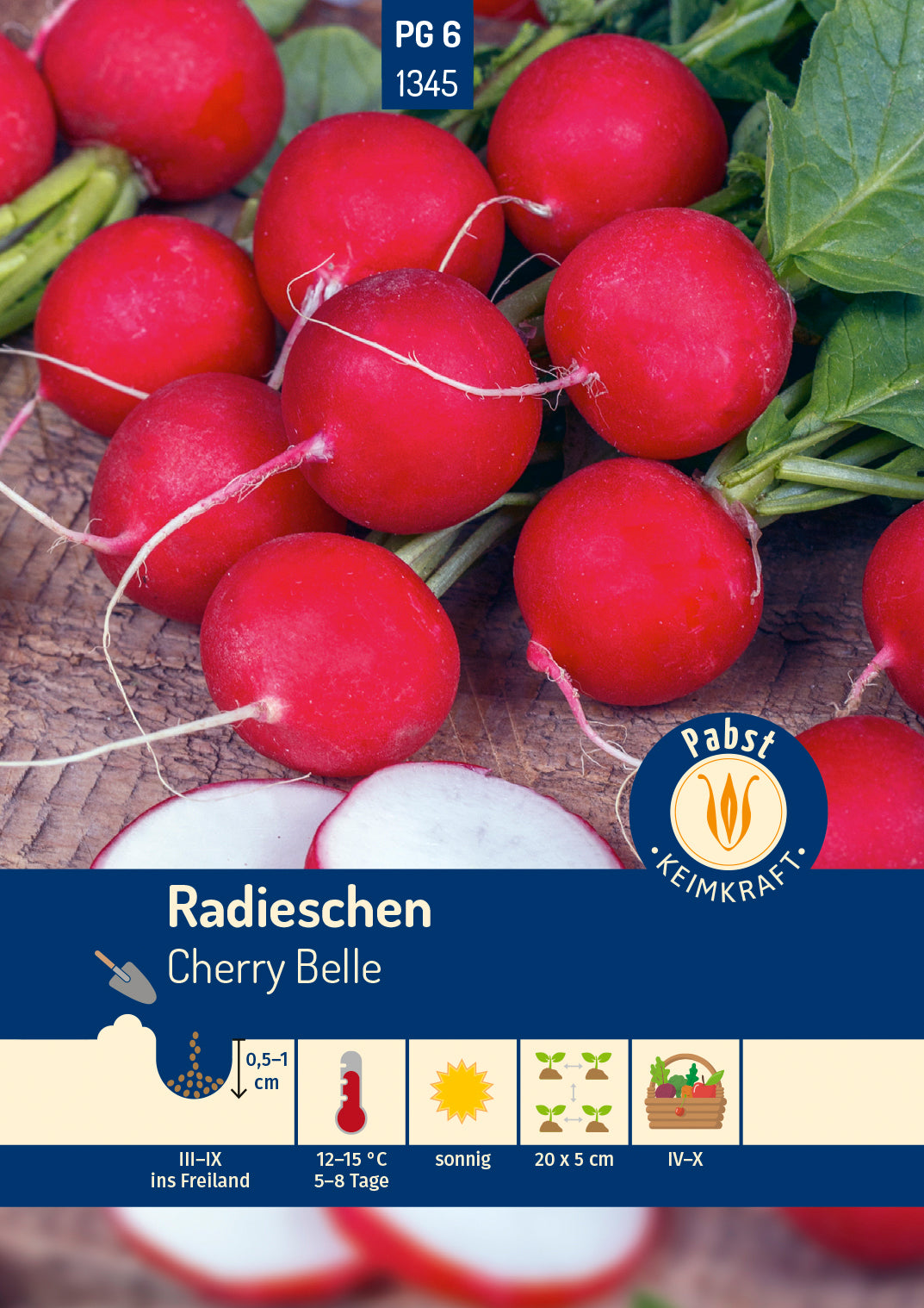 Pabst Keimkraft Radieschen Cherry Belle
