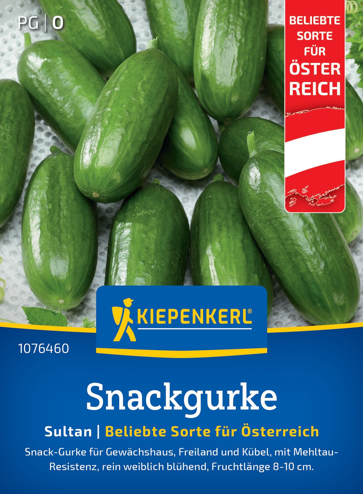 Kiepenkerl Snackgurke Sultan Österreich Sorte