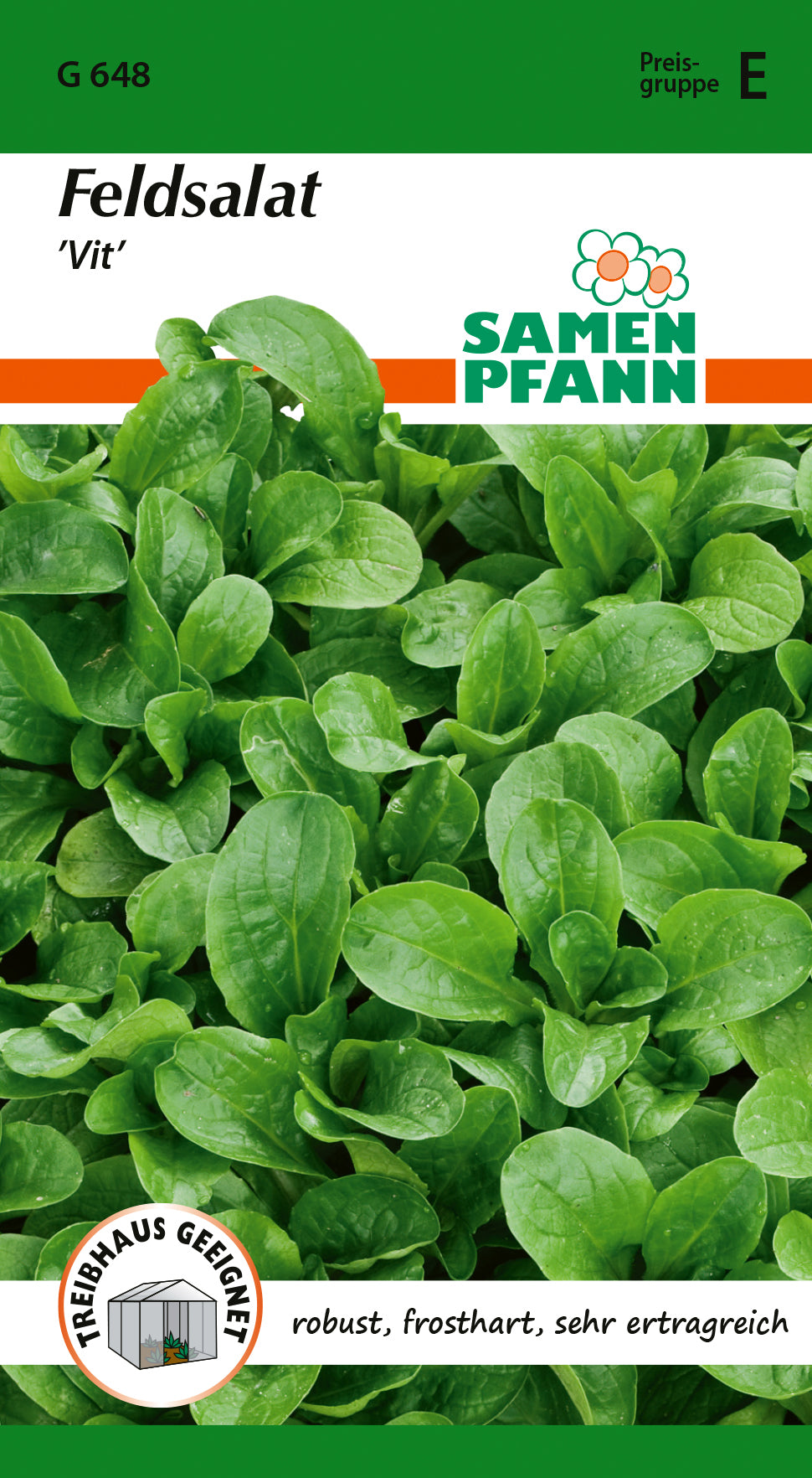 Samen Pfann Feldsalat Vit