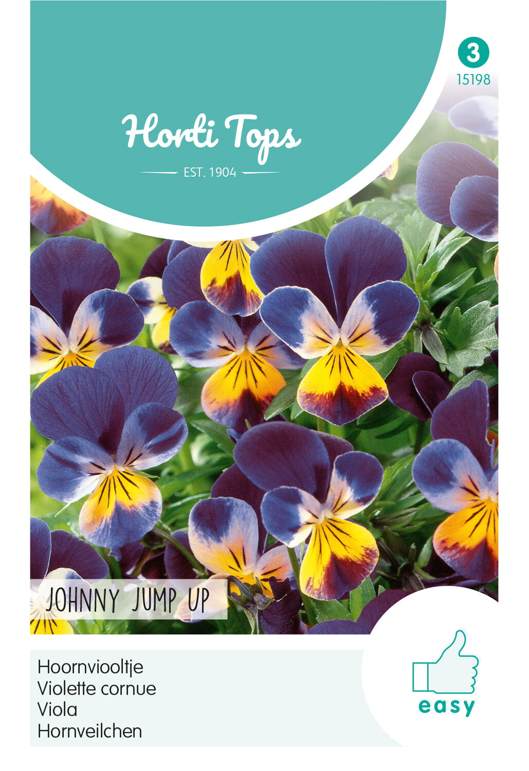 Horti Tops Hornveilchen Cornuta Johnny-Jump-Up