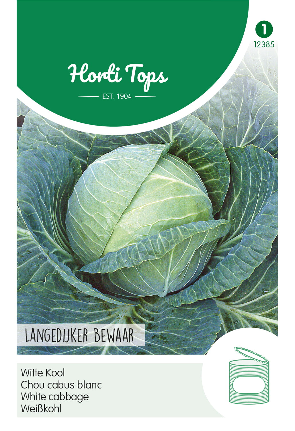 Horti Tops Weißkohl Langendijker Dauer
