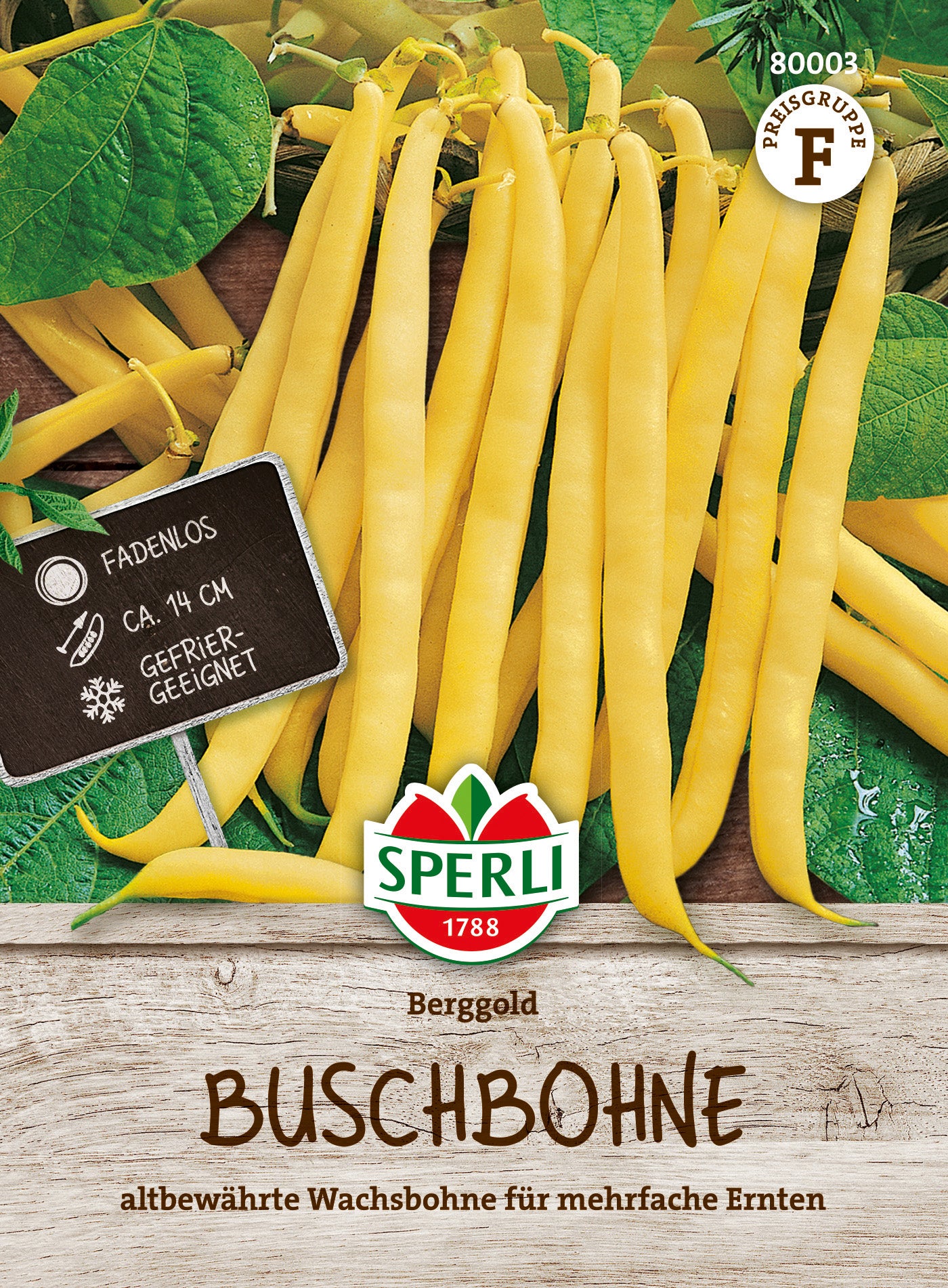 SPERLI Buschbohne Berggold