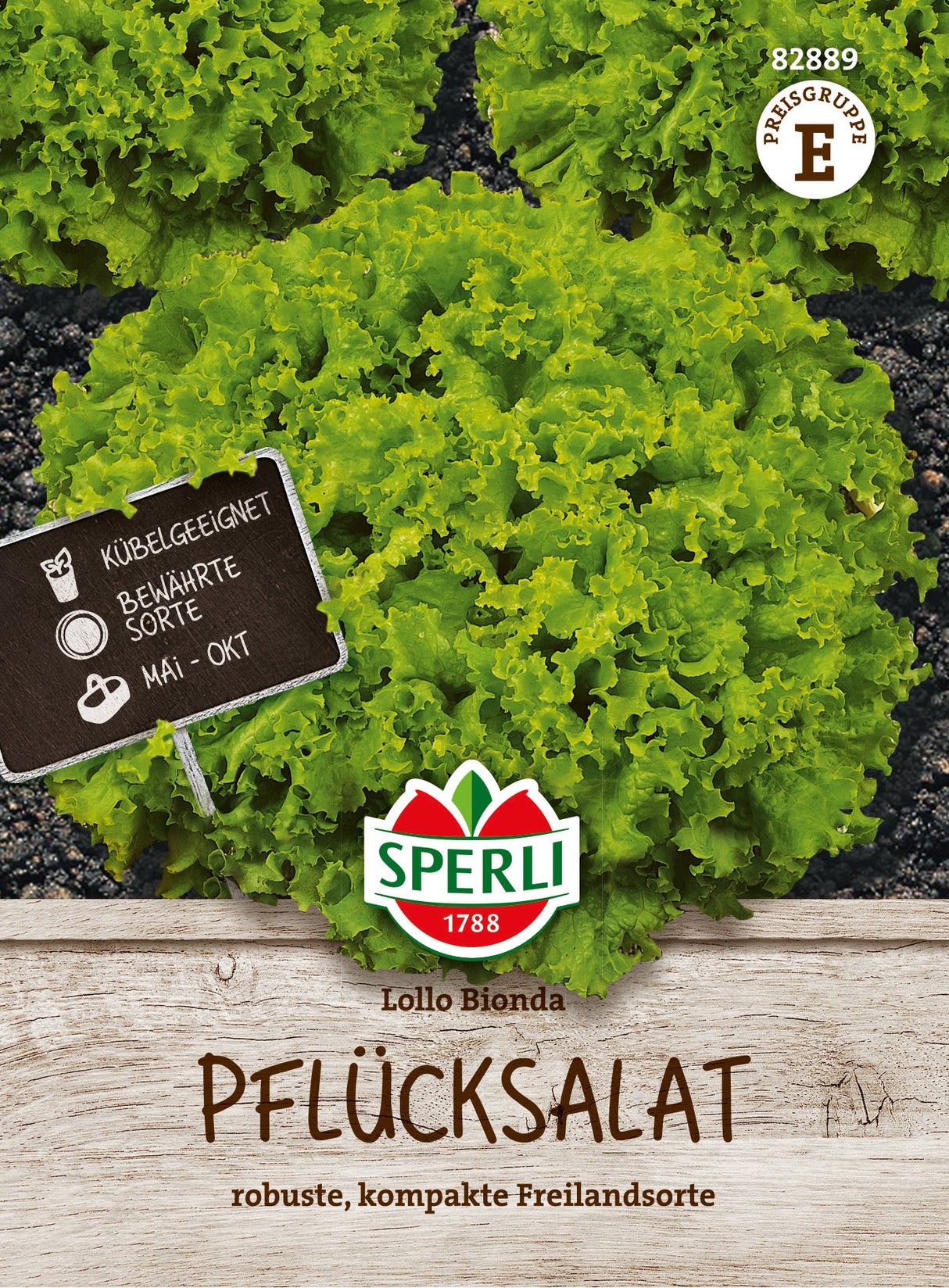 SPERLI Pflück- & Schnittsalat Lollo Bionda
