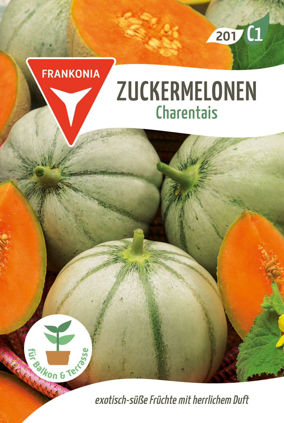 Frankonia Samen Zuckermelonen Charentais