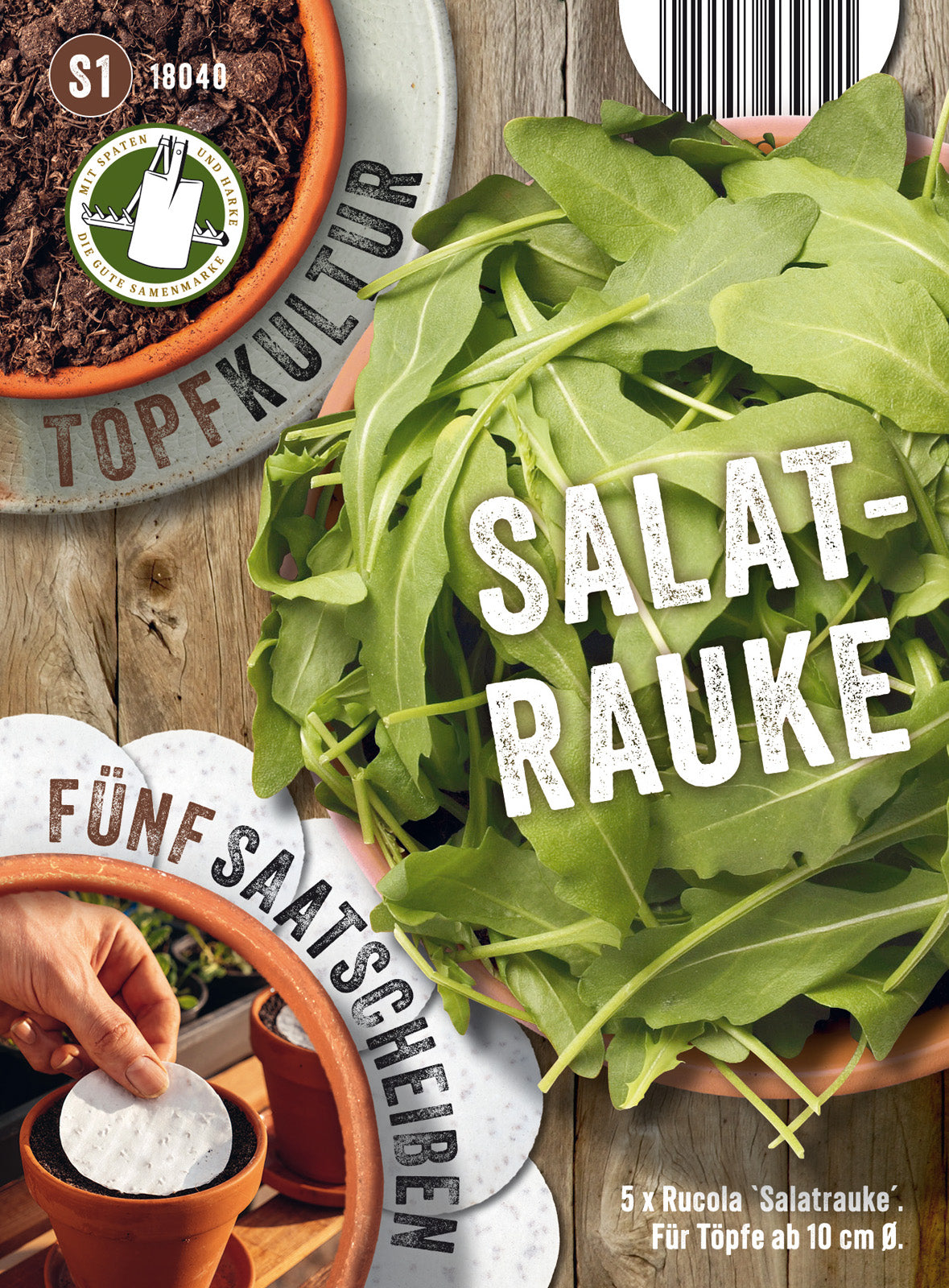 N.L. Chrestensen Rucola Salatrauke Saatscheibe