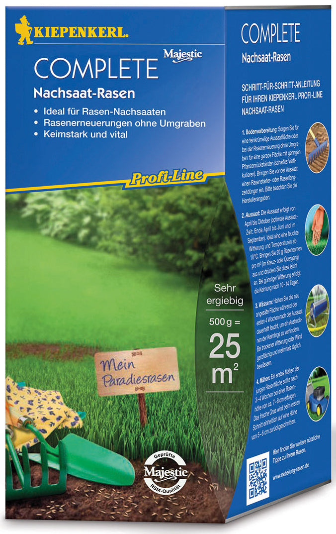 Kiepenkerl Nachsaatrasen Complete, 0,5 kg Profi-Line