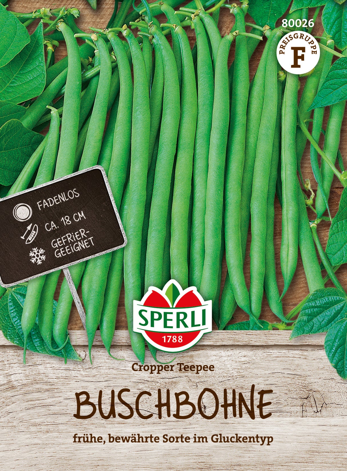 SPERLI Buschbohne Cropper Teepee
