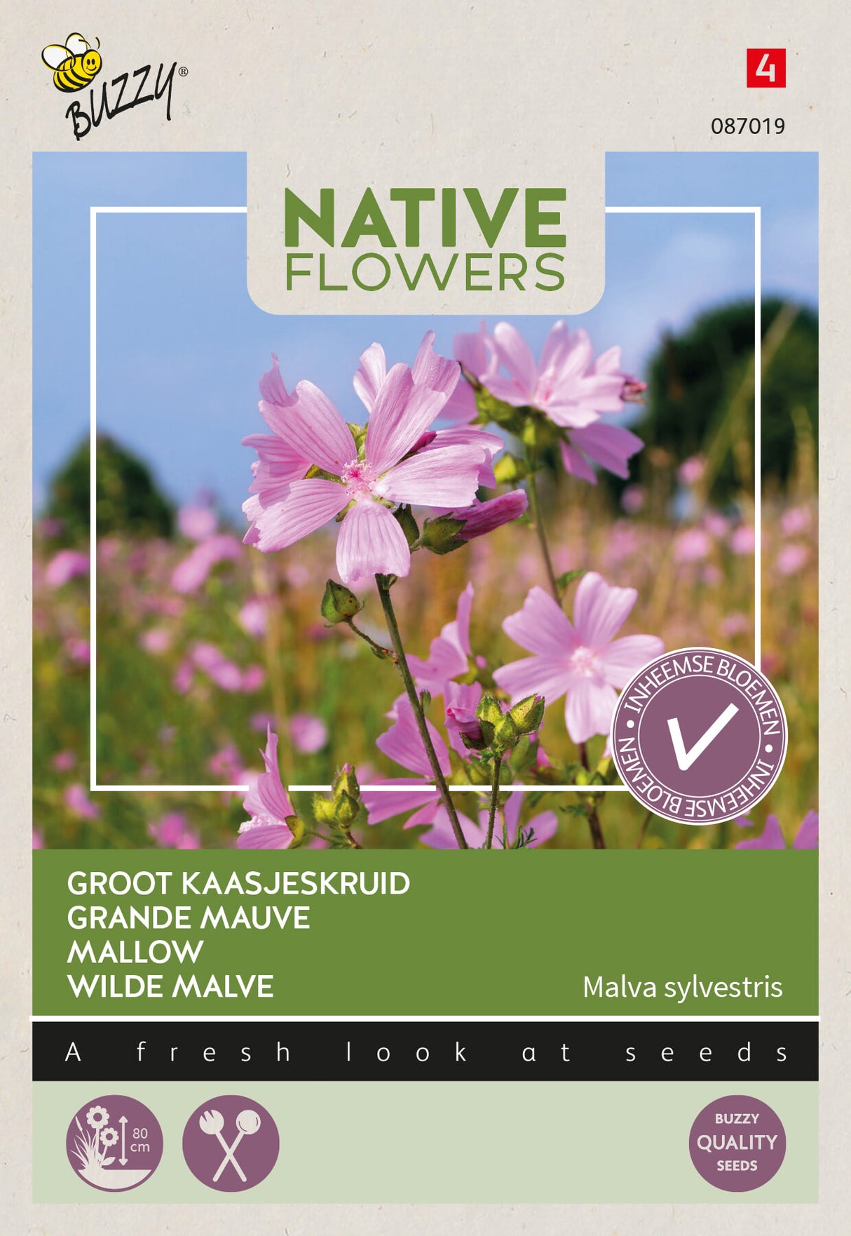 Buzzy Seeds Wilde  Malve