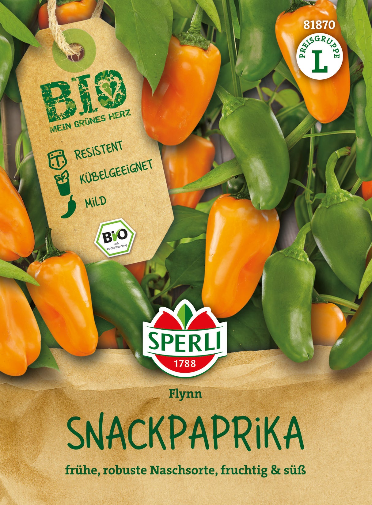SPERLI BIO Snackpaprika Flynn