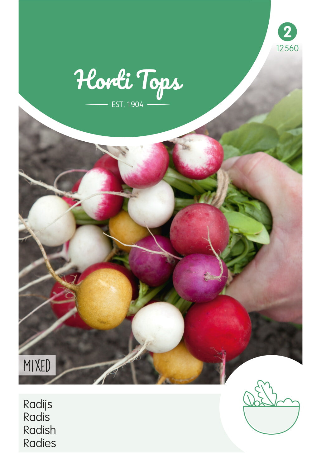 Horti Tops Radieschen Runde Sorten Mischung