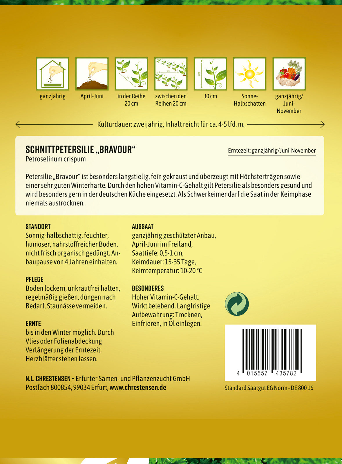 N.L. Chrestensen Schnittpetersilie Bravour