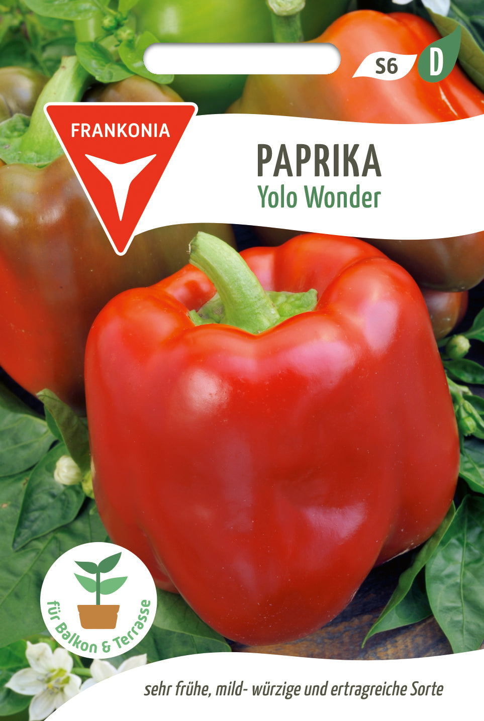 Frankonia Samen Blockpaprika Yolo Wonder