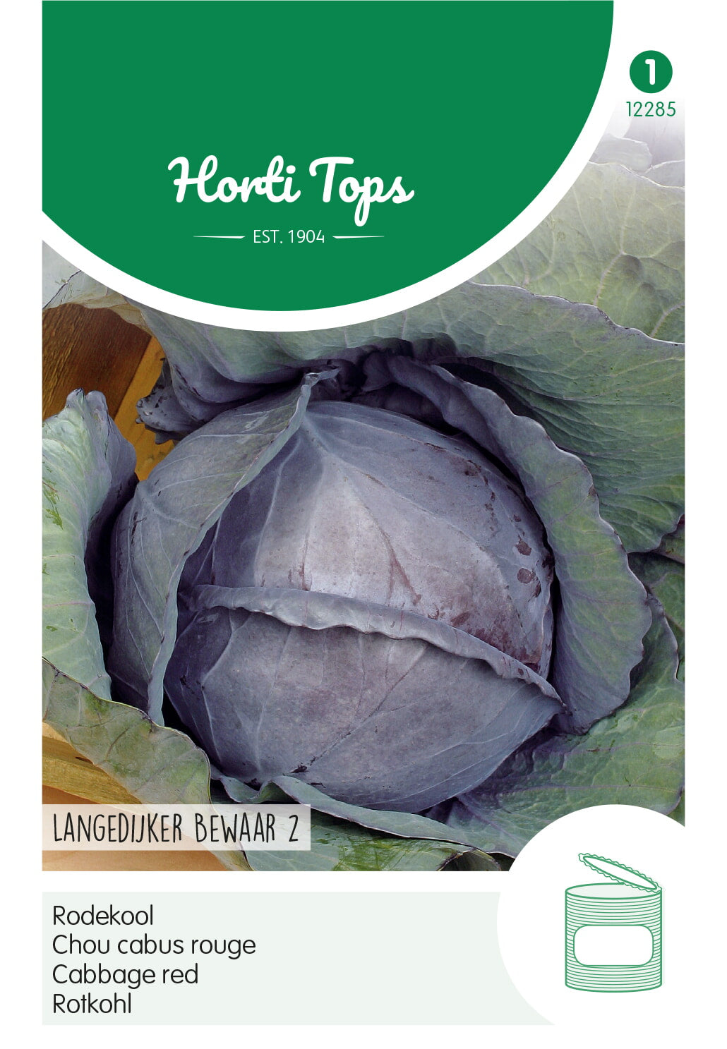 Horti Tops Rotkohl Langedijker Dauer 2
