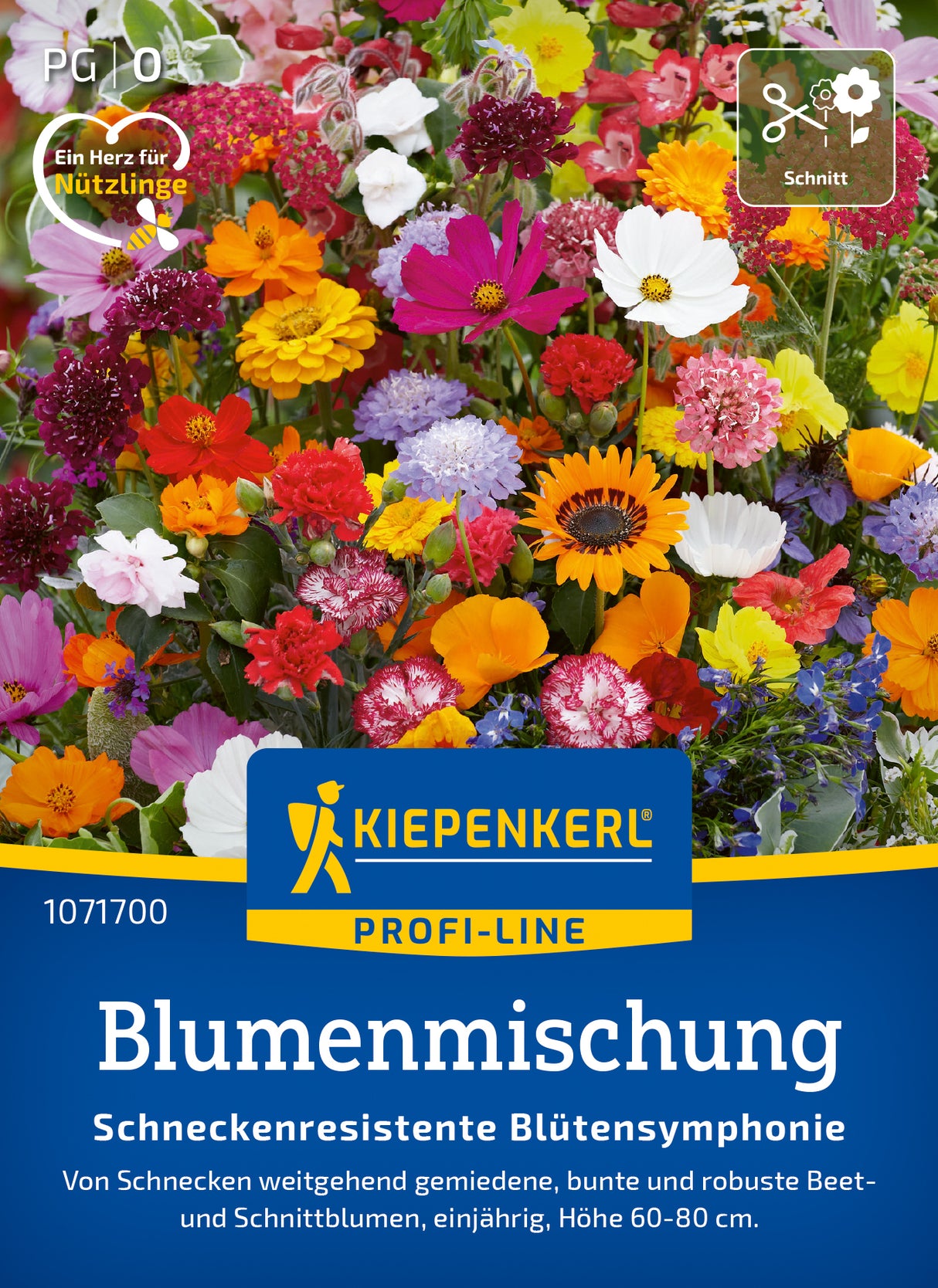 Kiepenkerl Blumensamen-Mischung Schneckenresistente Blütensymphonie