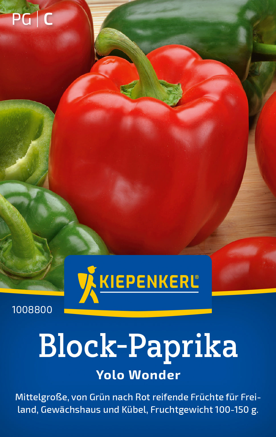 Kiepenkerl Blockpaprika Yolo Wonder